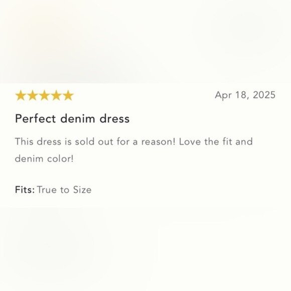 NWT Size XL - The Somerset 100% Cotton Mini Dress: Denim Edition (NWT US$ 138) - Picture 13 of 16